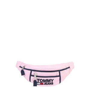 Tommy Jeans Ledvinka 'Heritage Bumbag'  růžová / černá