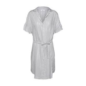 Le Temps Des Cerises Košilové šaty 'PAULA'  šedá / bílá