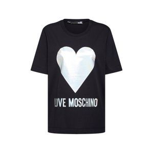 Love Moschino Tričko 'MAGLIETTA'  černá