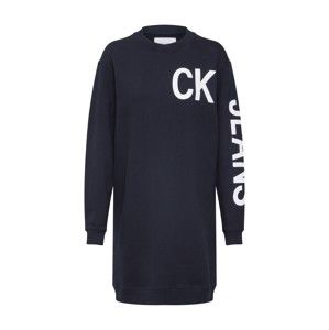 Calvin Klein Jeans Šaty  černá / bílá