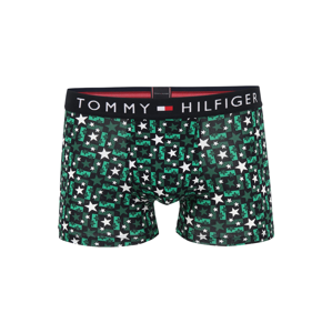 Tommy Hilfiger Underwear Boxerky  černá / bílá / tmavě zelená / nefritová