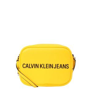 Calvin Klein Taška přes rameno 'SCULPTED CAMERA BAG'  žlutá