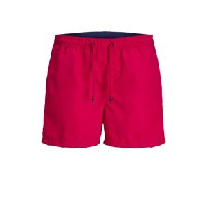 JACK & JONES Plavecké šortky 'Quick Dry'  červená