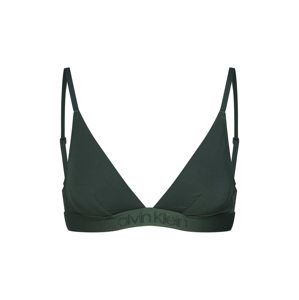 Calvin Klein Underwear Podprsenka 'UNLINED TRIANGLE'  tmavě zelená