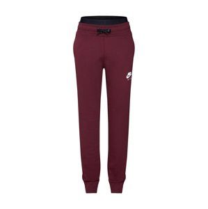 Nike Sportswear Kalhoty 'W NSW AIR PANT FLC'  vínově červená