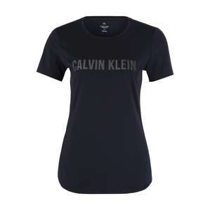 Calvin Klein Performance Funkční tričko 'LOGO SHORT SLEEVE TEE'  marine modrá