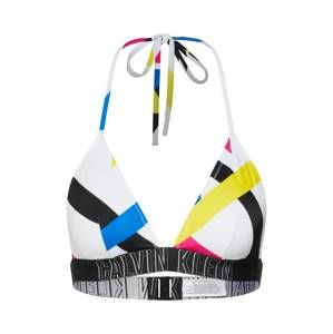 Calvin Klein Swimwear Horní díl plavek 'Fixed Triangle RP Stripe'  mix barev