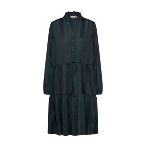 b.young Košilové šaty 'BXILISE DRESS'  tmavě zelená / černá