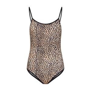 Ragdoll LA Top 'Leopard Bodysuit'  béžová / hnědá