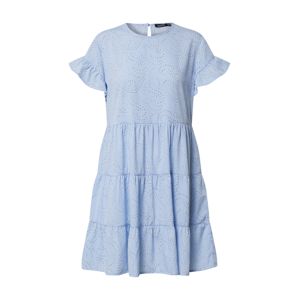 Boohoo Šaty 'Tiered Smock Mini Dress'  světlemodrá