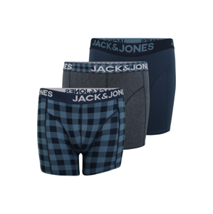 JACK & JONES Boxerky  tmavě modrá / bílá