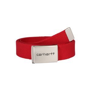 Carhartt WIP Opasek 'Clip Belt Chrome'  červená