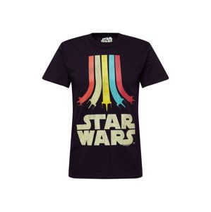 Mister Tee Tričko 'Star Wars Rainbow'  černá / mix barev