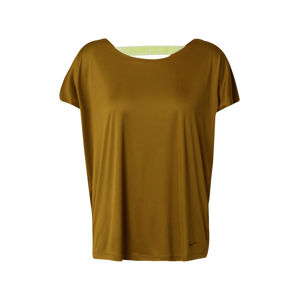 NIKE Funkční tričko 'Dry Elastika'  svítivě zelená / olivová