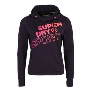 Superdry Sportovní mikina 'CORE'  pink / černá