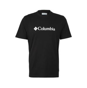 COLUMBIA Funkční tričko  černá / bílá