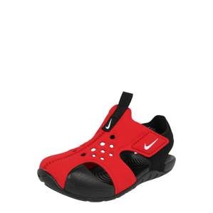 Nike Sportswear Plážová/koupací obuv 'Sunray Protect 2 TD'  červená / černá
