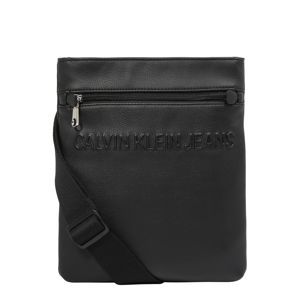 Calvin Klein Taška přes rameno 'MICRO PEBBLE EU FLAT PACK'  černá