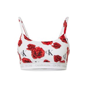 Calvin Klein Underwear Podprsenka 'UNLINED BRALETTE'  červená / bílá