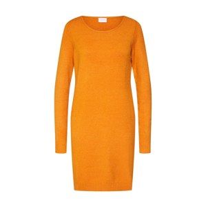 VILA Úpletové šaty  oranžová