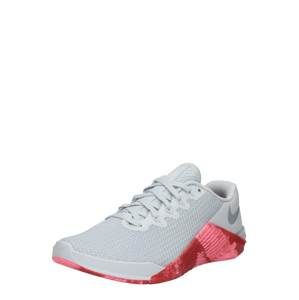 NIKE Sportovní boty 'METCON 5'  červená / šedá / pink