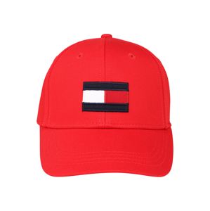 TOMMY HILFIGER Čepice 'BIG FLAG CAP'  červená