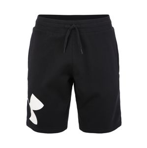 UNDER ARMOUR Sportovní kalhoty 'RIVAL'  černá / bílá