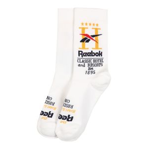 Reebok Classic Ponožky 'CL Hotel Sock WHITE'  bílá