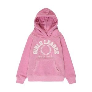 REVIEW FOR KIDS Mikina 'KG-19-S705'  pink / bílá