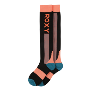 ROXY Sportovní ponožky 'PALOMA'  černá / broskvová / modrá