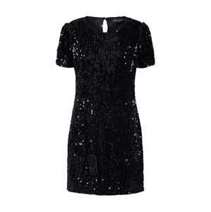 Mela London Koktejlové šaty 'SEQUIN SHIFT DRESS'  černá