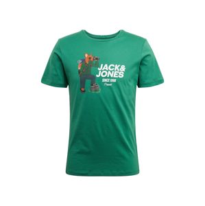 JACK & JONES Tričko 'JORFRENCHIE'  zelená