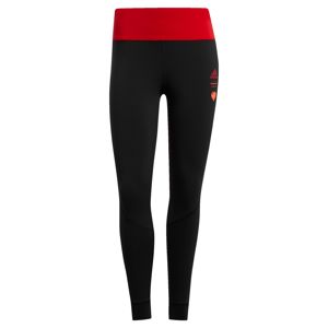 ADIDAS PERFORMANCE Sportovní kalhoty  červená / černá
