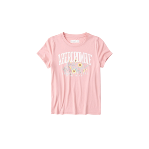 Abercrombie & Fitch Tričko  růžová / mix barev