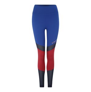 Tommy Sport Sportovní kalhoty 'BLOCKED LEGGING FULL'  královská modrá / červená / černá