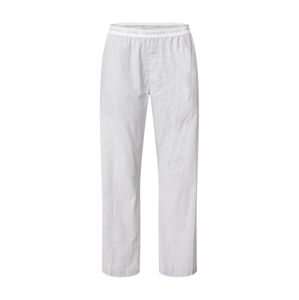 Calvin Klein Underwear Pyžamové kalhoty  bílá / šedá