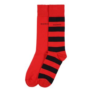 BOSS Ponožky  černá / červená
