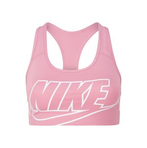 Nike Sportswear Sportovní podprsenka 'NIKE SWOOSH FUTURA BRA'  bílá / pink