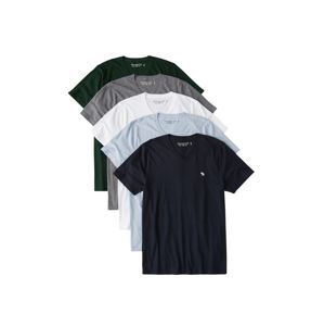 Abercrombie & Fitch Tričko  námořnická modř / světlemodrá / šedá / zelená / bílá