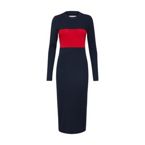 Calvin Klein Šaty  námořnická modř / červená
