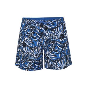 BOSS Plavecké šortky 'Leaffish'  modrá