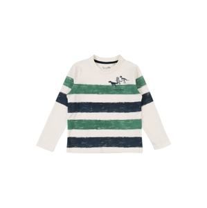 Sanetta Kidswear Tričko  tmavě modrá / zelená / bílá