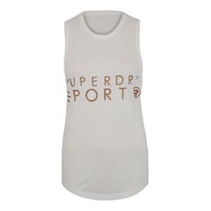 Superdry Sportovní top 'Active Studio Luxe Vest'  bílá
