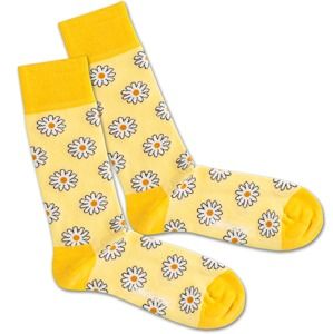 DillySocks Ponožky 'Sunny Flower'  žlutá / bílá