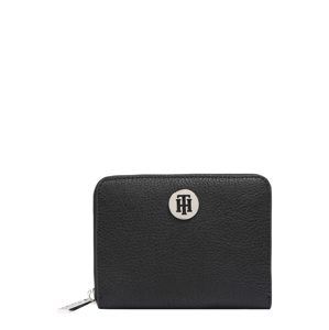TOMMY HILFIGER Peněženka 'TH Core Compact ZA Wallet'  černá