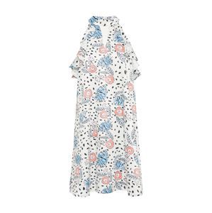 GLAMOROUS Letní šaty 'AC0441'  modrá / pink / černá / bílá
