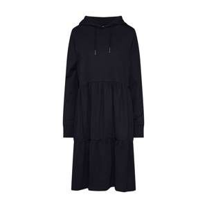 Noisy May Šaty 'NMEDA L/S HOOD SWEAT DRESS'  černá