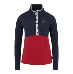 Maloja Funkční tričko 'AlbulaM'  bílá / tmavě modrá / červená