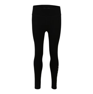 DKNY Sport Sportovní kalhoty 'HIGH WAIST 78 LENGTH LOGO LEGGING'  černá