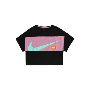 Nike Sportswear Tričko  pink / černá